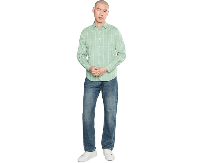 Рубашка UNTUCKit Claremont из хлопка с длинным рукавом