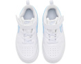 Кроссовки Nike Court Borough Low Fade для малышей White и Arctic Green