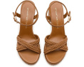 Сандалии Stuart Weitzman Dayna Woven Platform с переплетенными ремнями