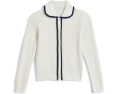 Tipped Pointelle Cardigan (Toddler/Little Kid/Big Kid)