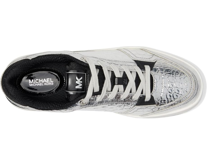 Кроссовки MICHAEL Michael Kors Rebel Lace Up в ретро стиле с хлопковым верхом