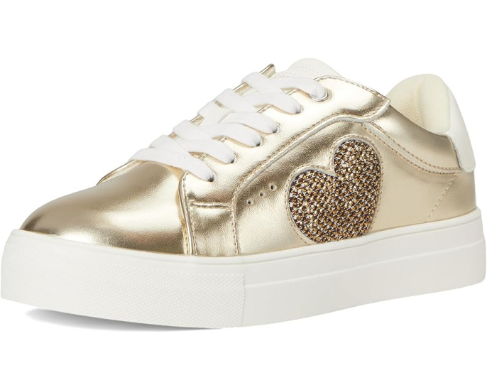 Кроссовки Kurt Geiger London Kids Mini Luckson Heart с сердечком на платформе