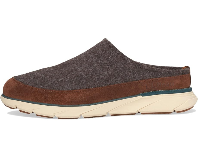 Тапочки-клоги L.L.Bean Downeast из шерсти с подошвой VertoGrip