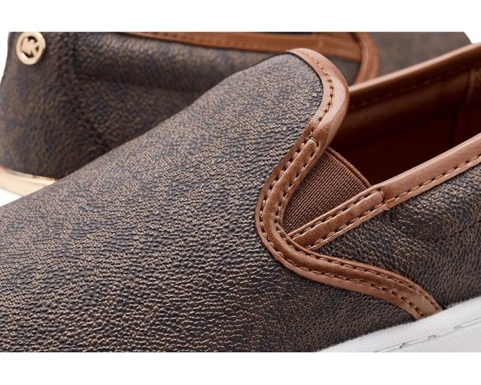 MICHAEL Michael Kors Слипоны Dottie Slip-On на платформе с фирменным принтом