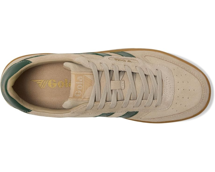 Замшевые кроссовки Gola Hawk Suede '86 с кожаными полосами