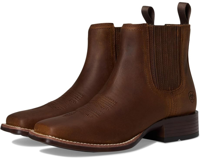 Букер Челси от Ariat из натуральной кожи с эластичными вставками