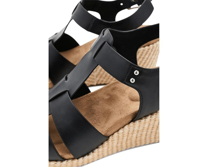 Клинья Rockport Belle с открытым носом и кожаным верхом