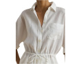 Туника Linen Roll-Tab Sleeve Tunic из льна с завязками Lauren Ralph Lauren