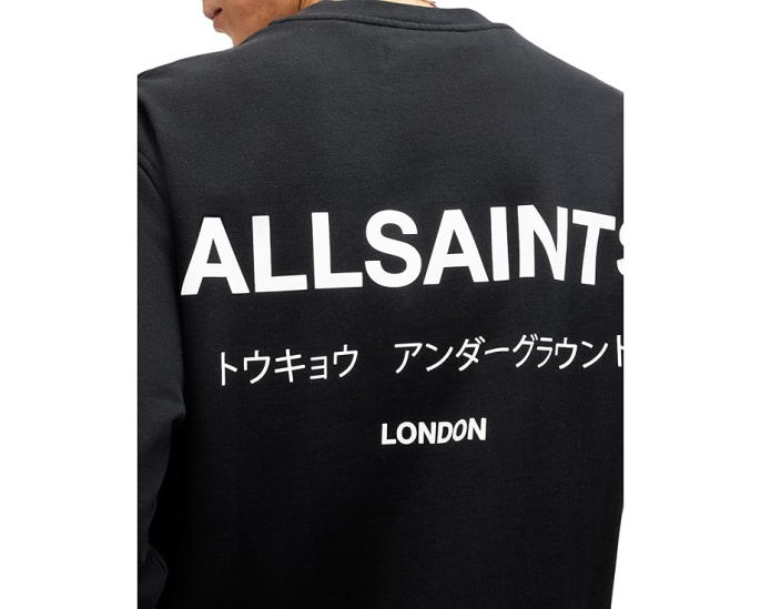 Свитшот Underground Crew бренда AllSaints