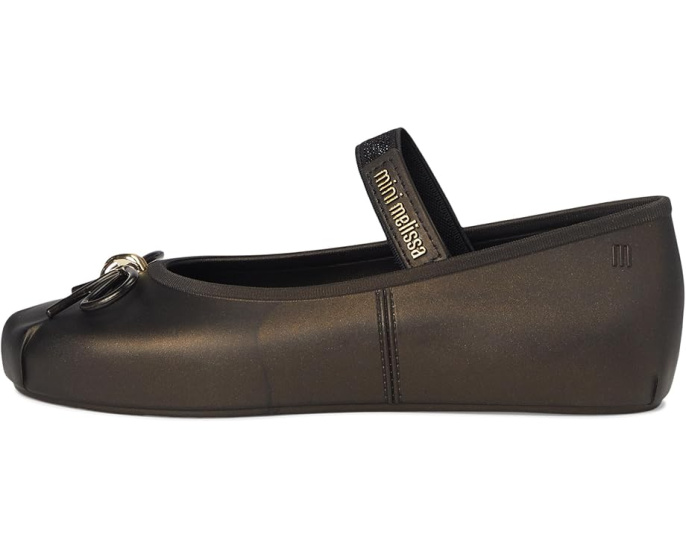 Детские балетки Mini Sophie с декоративным бантом и эластичной лямкой Mini Melissa