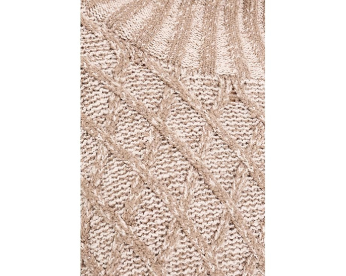 Petite Peruvian Organic Cotton Cord Crew Neck Sweater