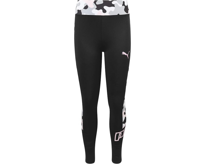 Детские леггинсы Puma Core Logo с блестящим логотипом