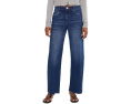 Meg High-Rise Wide Leg Side Panel Raw Hem