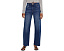Meg High-Rise Wide Leg Side Panel Raw Hem