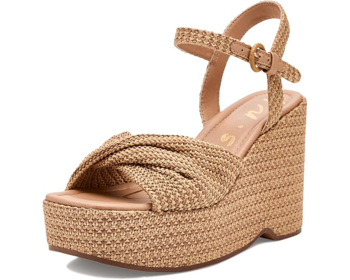 Сандалии Joanne от Circus NY by Sam Edelman на платформе из рафии