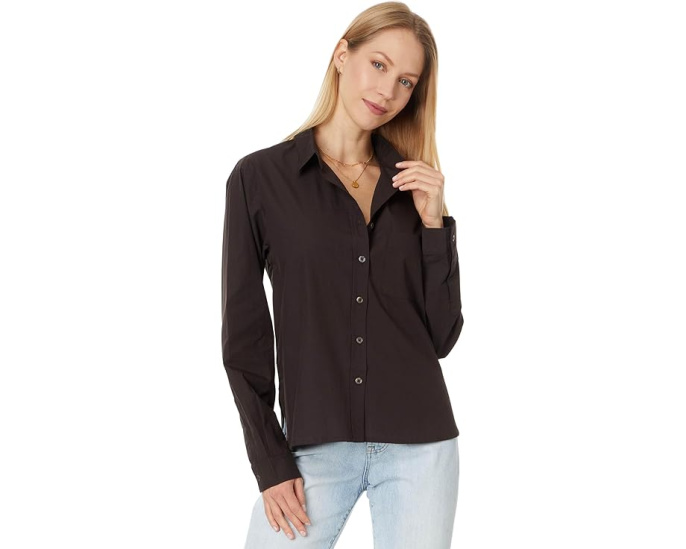Рубашка Lilla P Button-Down из хлопка поплин