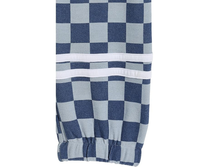 Checkered Lounge Pants With Strapping (Little Kid/Big Kid)