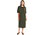 Платье Eileen Fisher миди из махры с воротником-хомутом