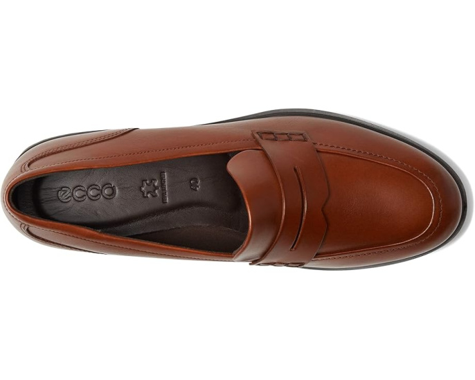 ECCO Классические лоферы Penny из кожи с анатомической стелькой