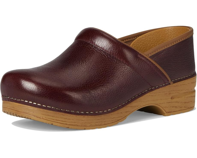 Клоги Dansko Professional с каблуком-рокером и кожаным верхом