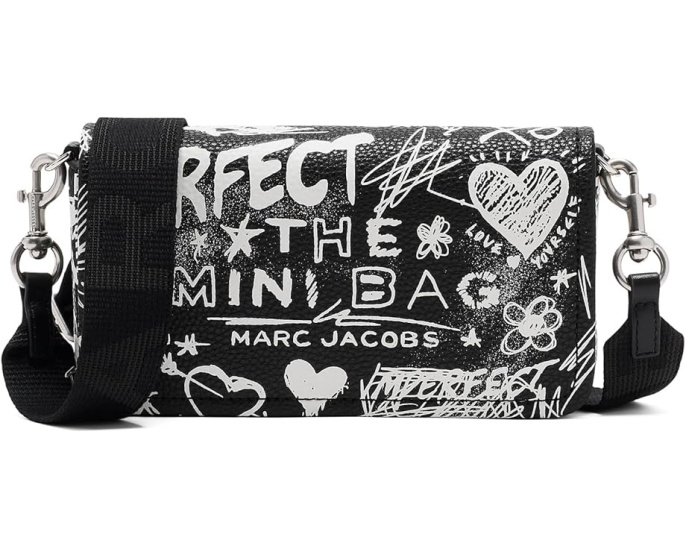 Мини-сумка Marc Jacobs The Punk Scribble с дерзким принтом