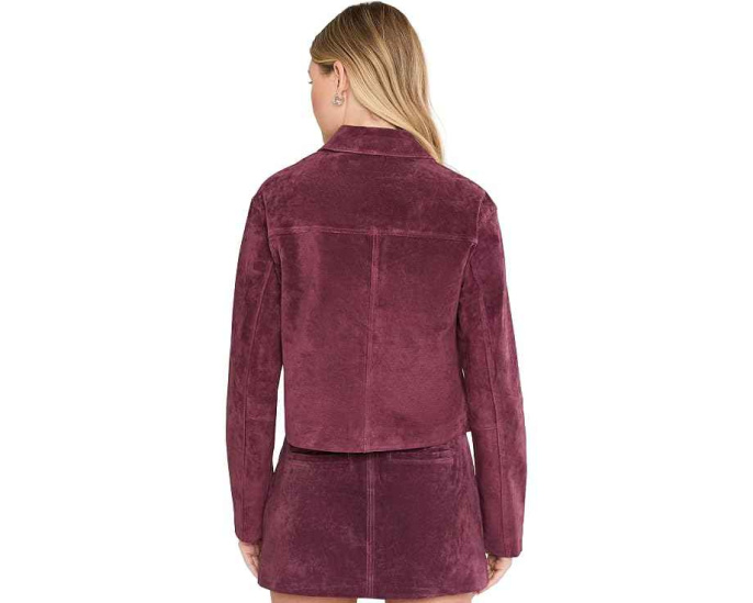 Куртка Blank NYC из натуральной замши Wine O'clock