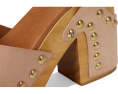 Клог Cecily Clog от Free People с деревянной платформой и квадратным носком