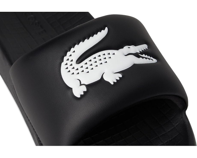 Сланцы Lacoste Slide с мягкой стелькой из ЭВА и круглым носком