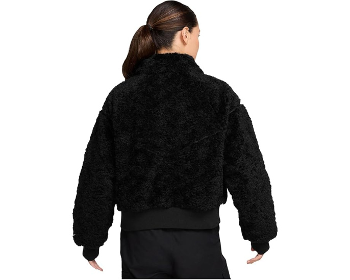 Куртка-бомбер Nike Sportswear Essential Fur с искусственным мехом