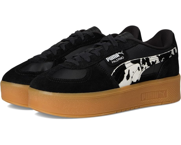 Кроссовки PUMA Palermo Elevata из замши с платформой
