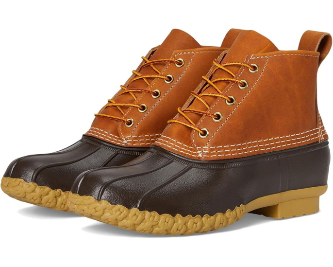 L.L.Bean Ботинки Bean Boot 6 дюймов для снега с кожаным верхом