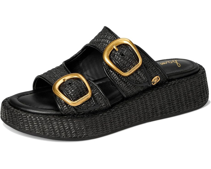 Сандалии-шлепанцы Sam Edelman Nerissa с крупной пряжкой и платформой