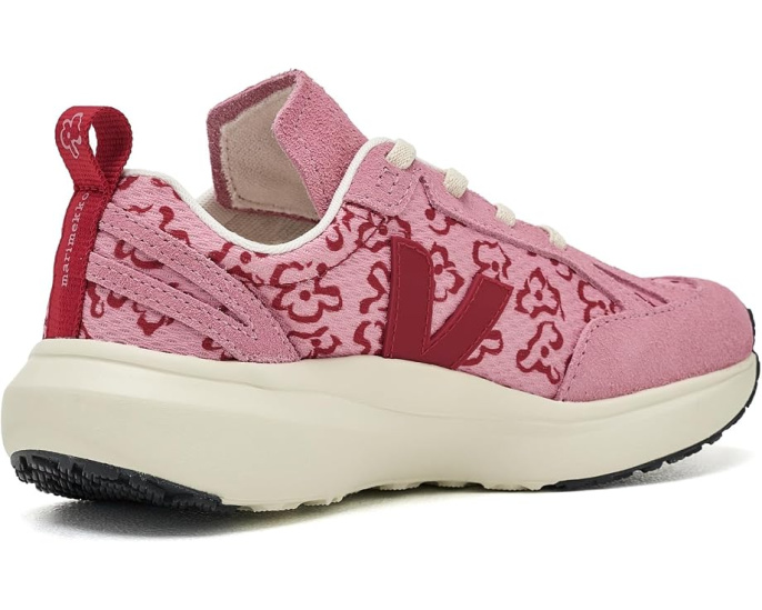 Детские кеды VEJA Small Canary X Marimekko с эластичной шнуровкой