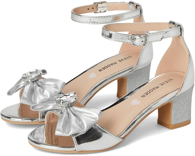 Босоножки Steve Madden Kids Clair на каблуке для детей