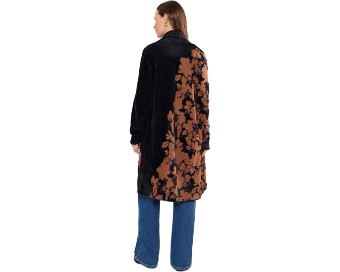 Long Sleeve Open Front Shawl Sweater Coat