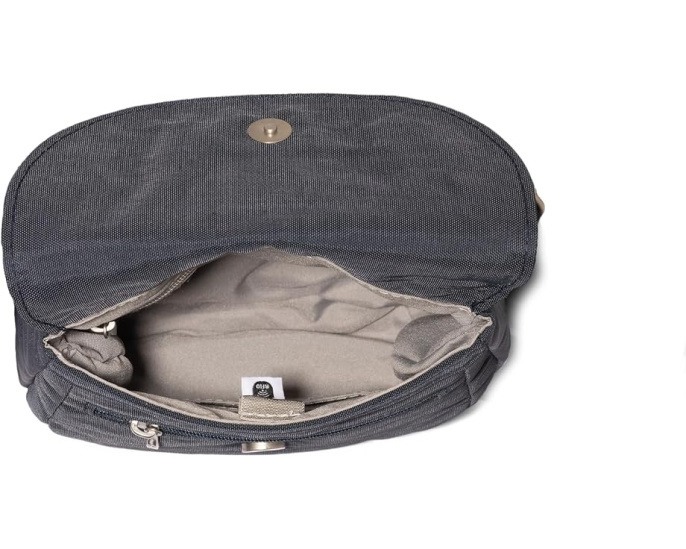Сумка Baggallini Dash Crossbody с защитой RFID и карманом для губной помады