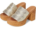 Seychelles Босоножки Applause Metallic Woven с плетением и высоким каблуком