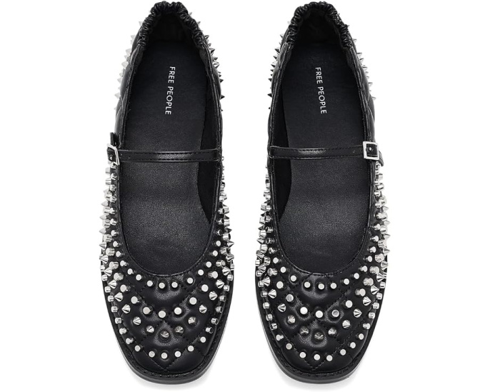 Туфли Mirrorball Studded Mary Jane с шипами от Free People