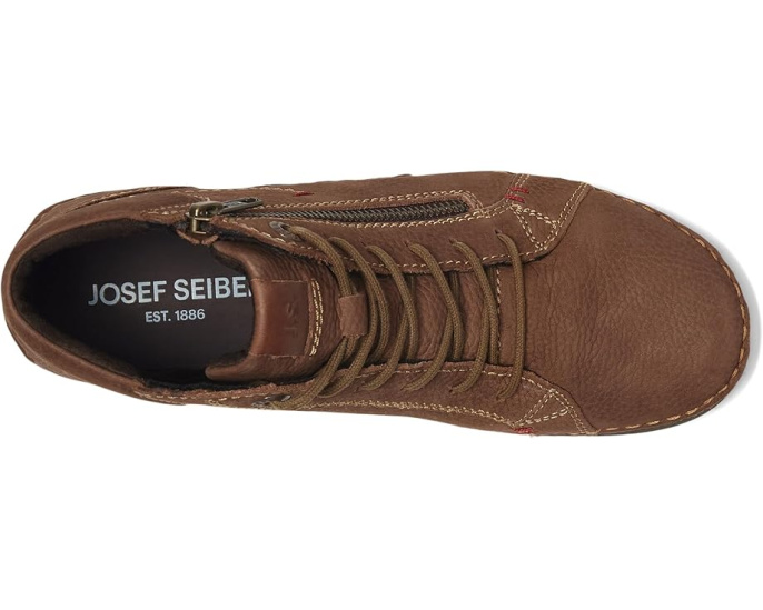 Ботинки Josef Seibel Fergey 67 из нубука с ручной строчкой