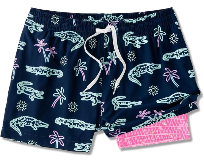 Плавки Chubbies The Neon Glades с ярким принтом