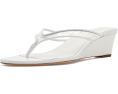 Босоножки-танкетки Clea Wedge Veronica Beard из кожи с перепончатым ремешком