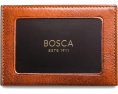 Компактный кошелек Bosca для выходных из состаренной кожи
