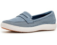 Лоферы Clarks Nalle Glide из нубука с поддержкой стельки Contour Cushion
