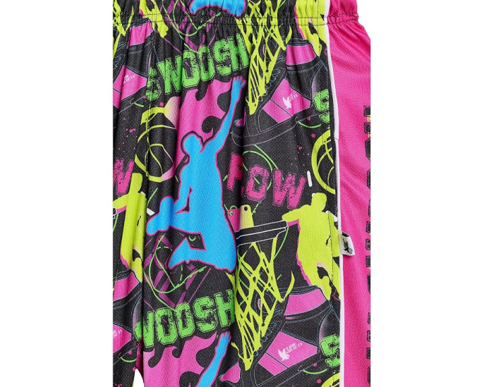 FLOW SOCIETY Flow Swoosh Neon Shorts, дышащая сетка
