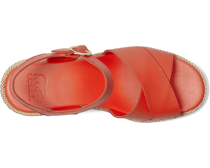 Сандалии SOREL Sunpeak Wedge на щиколотке с регулируемой застежкой