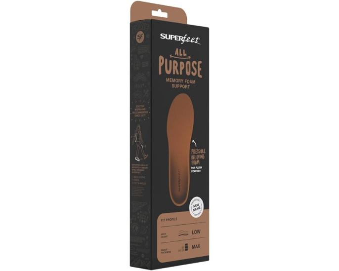Стельки Superfeet All-Purpose Memory Foam Support Copper