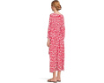 Платье миди Tommy Bahama Ikat Stripe с длинными рукавами и поясом