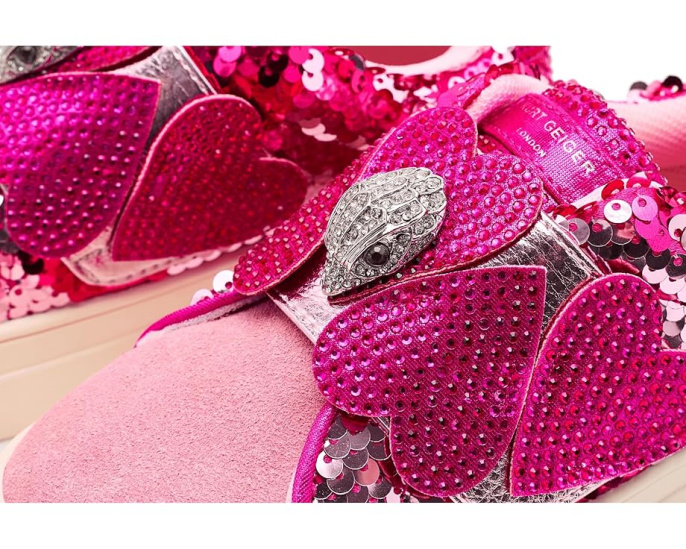 Детские слипоны Kurt Geiger London Mini Laney Heart Strap с ремешком для детей
