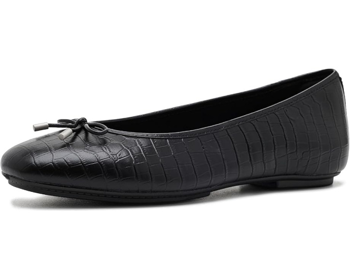 Балетки Delicato Crocodile из кожи с принтом крокодила FitFlop