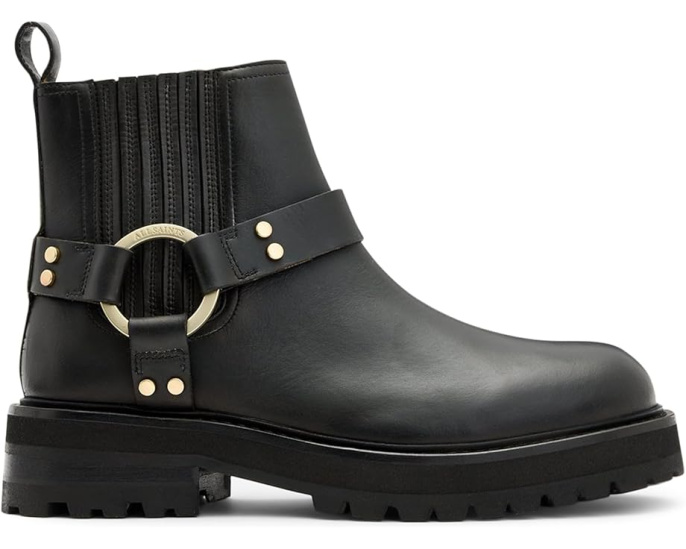 Ботинки AllSaints Maddie в стиле байкер с упряжью